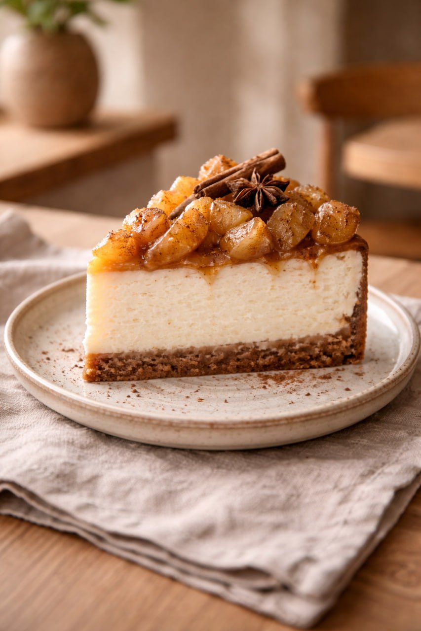 Чизкейк «Пряное яблоко»